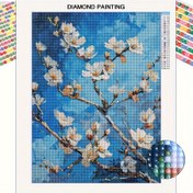 Resim 1 adet, Yetişkin 5D Elmas Boyama Kiti, Çiçek Desenli, Tam Elmas Sanat Seti, Su Elmas Boyama Sanatı, Yuvarlak Elmas DIY El Sanatları Projesi, Başlangıçlar ve DIY Tutkunları için Uygun, Mozaik Dekorasyon El Sanatları Duvar Sanatı Boyama, Ev Duvar Dekorasyonu Hediye Çerçevesiz Uygun Yatak Odası, Oturma Odası Ev Dekorasyonu, 29.97cm*40.13cm 