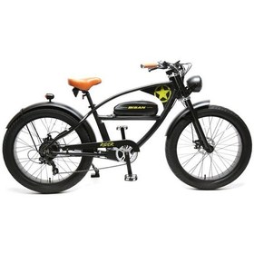 Resim Bisan Rider Chopper Harley Tip Elektrikli Bisiklet 2025 Mavi 