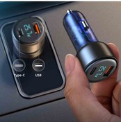 Resim Rock Araç Içi Şarj Aleti - Siyah Pd 72w Usb To Type-c 2 Çıkışlı 