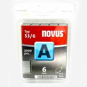 Resim Novus İnce Zımba Teli 53/6 galvaniz 2000 Adet 