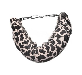 Resim Fosenze Seyahat Boyun Yastığı Kumaş Saklama Fonksiyonu, Yumuşak Materyal, Taşınabilir, Dolgu Yok, U-şekli, İnek Desenli Boyun Yastığı Kılıfı 