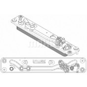 Resim KNECHT CLC182000P Şanzıman Yağ Soğutucu (393×334×79) E70 E71 E72 N52 B30 A-Af-B-Bf (Eno:8Mo376792781) 