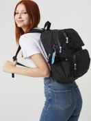 Resim NEMO BAGS Unisex Siyah Orta Boy Sırt Çantası Su Geçirmez 18L Okul Çantası Laptop Çanta Seyahat Spor 