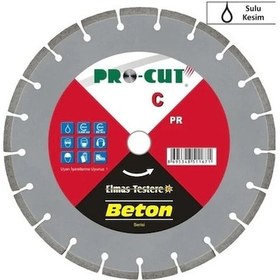 Resim Pro-cut Pr51172 Sulu Kesim Beton Kesme Testeresi 550x25.4 Mm 