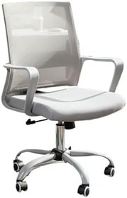 Resim Bilgisayar Oyuncu Koltuğu Masa Sandalye Tekerlekli Ofis Koltuğu Ev Ofis Konferans Döner Arkalığı Sandalye Öğrenci Çalışma Rahat Koltuk(Gray) 