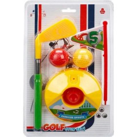 Resim Sepetopia Mey Ithalat® Mini Golf Oyun Seti - Sarı Top Çukuru 