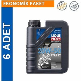 Resim Liqui Moly 20W-50 4t Basic Street 1 L Motosiklet Yağı (6 Adet) ( 
