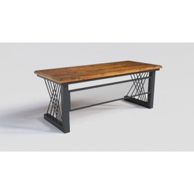 Resim NT Concept Ntconcept Masif Ağaç Ofis Masası(85cm-140cm-h78cm) 