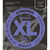 Resim D'Addario ECG24-7 Elektro Gitar Teli 
