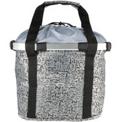 Resim Wineen Üst Düzey Dağ Bisikleti Alüminyum Alaşımlı Sepet Bisiklet Sepeti Ön Çanta Hızlı Açma Sepeti Evcil Hayvan Çantası Gri Harfli Model Gri 