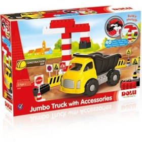 Resim NessiWorld 6045 Dolu, Jumbo Kamyon Trafik Seti ve Bloklar 