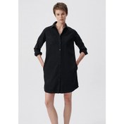 Resim Mavi Liz Smoke Denim Kadın Jean Elbise (M130656-34926) 