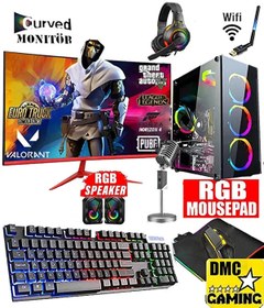 Resim DMC X41 (GTA 5) I7 860,16gb Ram,500gb Hdd,256gb Ssd,4gb Gt740,24''oyuncu Masaüstü Bilgisayar 