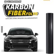 Resim Karbon Fiber Folyo 5d Ultra Parlak Hava Kanallı 100cm X 152cm 