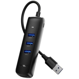 Resim Ugreen 4 Portlu USB 3.0 Çoklayıcı HUB Adaptör 25 cm Siyah 