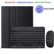 Resim Microcase Huawei MatePad Pro 10.8 inch Bluetooth Klavye ve Mouse + Standlı Kılıf - BKK6 