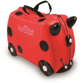 Resim Trunki Çocuk Bavulu Uğur Böceği Harley 