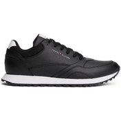 Resim Tommy Hilfiger Siyah - Beyaz Erkek Sneaker New Runner Eva Lth Ess-9604 Black & White 