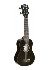 Resim Stagg Us-nıght (soprano Ukulele Black+bag) 