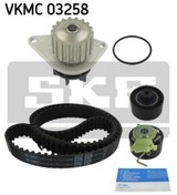 Resim SKF VKMC03258 TRİGER EKSANTRİK GERGİ SETİ + SU POMPASI 206 207 03 