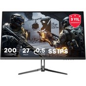 Resim Fazeon X27f200 27" 200hz 0.5ms Hdmı Dp Hdr Freesync G-sync Fhd Ss Ips Gaming Monitör 