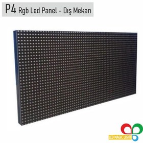 Resim P4 Rgb Led Panel Dış Mekan 16 x 32 CM 