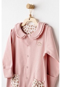 Resim Andywawa Bebek Little Leopard Romper Tulum Pembe Ac26240 Pink 