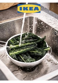Resim Ikea Idealisk Paslanmaz Çelik Süzgeç Ikea 355124163 Gri 