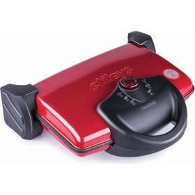 Resim Stilevs Kırmızı Tostzade Izgaralı Tost Makinesi TM-060, Pratik ve Şık Tasarım 