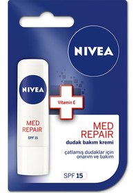 Resim Nivea Med Repair Dudak Bakım Kremi Spf 15 5.5 ML 
