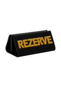 Resim Rezerve Adisyonlu Siyah - Sarı 