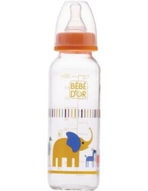 Resim Bebedor 31302 Desenli Cam Biberon 250 Ml - Turuncu 7696161281955 