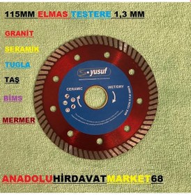 Resim Yusuf 115 Mm Seramik Porselen Granit Mermer Kesici Elmas Testere 
