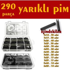 Resim 290 Parça Yarıklı Pim Seti 