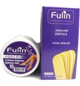 Resim Fulin Ağda Bezi Seti 80 Mt ve 100 Adet Spatula Azulen 