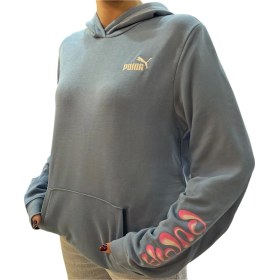 Resim Puma Tweenerverse Hoodie Kız Çocuk Sweatshırt Mavi 