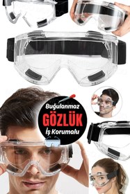 Resim Genel Markalar İş Sanayi Sıçrama Önleyici İş Güvenlik Gözlüğü Korumalı Bisikletçiler İçin Uygun Ferah Gözlük Kalite 