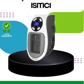 Resim Astraltech LED Ekranlı Ayarlanabilir Sıcaklık Mini Priz Isıtıcı Sessiz (Kopya) 