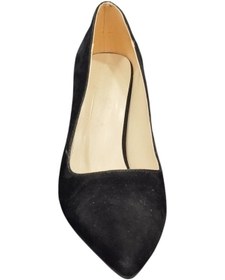 Resim Merry Pace 6395161z 9 Cm Topuk Boyu Süet Sivri Burun Kadın Stiletto Ayakkabı Siyah Süet 
