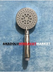Resim Yms 4 Fonksiyonlu Lüx Duş Başlığı Krom Kaplı Hafif Aynalı Duş Baş 