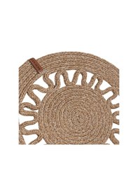 Resim Koza Home Cesta Amerikan Servis El Yapımı Pamuklu Natural Jüt Örme Dekorati Naturel 