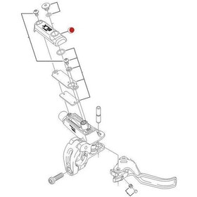 Resim Shimano Deore Bl-m566 Disk Fren Kolu Rezervuar Kapağı Sol 