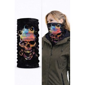 Resim Colizon Unisex Motosiklet Maskesi Bandana - Uv Korumalı Termal Outdoor Boyunluk-Buff 