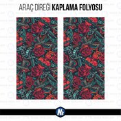 Resim Nasa Reklam Araç Kapı Direği Kaplama Folyosu 2'li Set 50x25 cm M7 