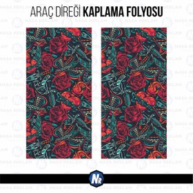 Resim Nasa Reklam Araç Kapı Direği Kaplama Folyosu 2'li Set 50x25 cm M7 