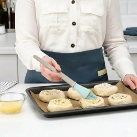 Resim IKEA Bakglad Yumurta Fırçası, Bej-Mavi 