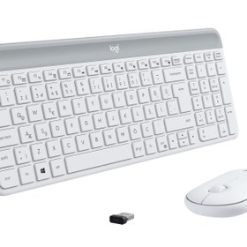 Resim logitech Mk470 Slim Combo Kablosuz Klavye Mouse Seti 