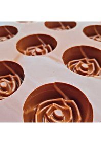 Resim Silikon Kalıp Çikolata Ve Buz Gül Model Şeker Hamuru Kek Kalıbı 15 Li Çok Renkli 