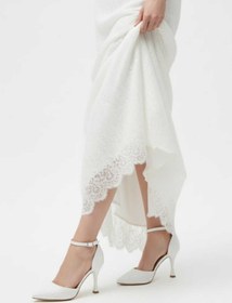 Resim ŞAH Dantelli Gelinlik Nikah Abiye Ayakkabı 