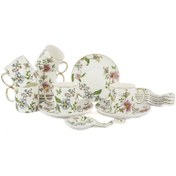 Resim Mikasa Moor P362.842958 Florid 6'lı Kahve Fincan Takımı 18 Parça 100cc 